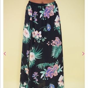 Floral Maxi Skirt